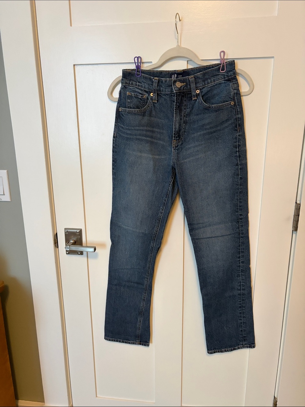GAP High Rise Straight Jeans